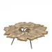 Coffee Table Ginkgo Vintage Brass Finish
