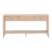 Highland 3-Drawer Console Table - Natural Oak