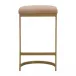 Cresta Counter Stool - Ivanhoe Toast, Brushed Gold