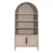 Morris Natural Gray Acacia Storage Bookcase