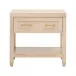 Stella 1-Drawer Nightstand Light Honey Oak