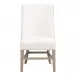 Duet Head Chair - LiveSmart Peyton-Pearl, Performance Bisque French Linen, Natural Gray Ash