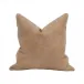 The Not So Basic 22" Essential Pillow, Set of 2 - Ivanhoe Toast, Performance Bisque French Linen Piping