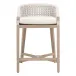 Montecito White Speckle Outdoor Counter Stool