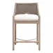 Adamo Counter Stool - French Gray Cabana Loom, LiveSmart Peyton-Pearl, French Gray Mahogany