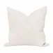 The Basic 22" Essential Pillow, Set of 2 Performance Textured Cream Linen