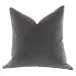 The Basic Dark Dove Velvet Essential Euro Pillow 26" Set of 2