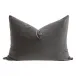 The Basic Dark Dove Velvet Essential Dutch Pillow 34" Set of 2