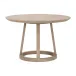 Reeves Smoke Gray Oak Round Dining Table 48"
