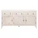 Emerie Media Sideboard White Wash Pine, White Quartz