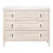 Emerie Entry Cabinet White Wash Pine, White Quartz