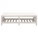 Spruce Coffee Table White Wash Pine, White Quartz