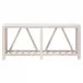 Spruce Console Table White Wash Pine, White Quartz