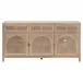Cane Media Sideboard Smoke Gray Oak, Smoke Gray Cane