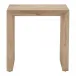 Reed End Table Smoke Gray Pine