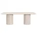 Roma Dining Table White Wash Pine