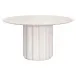 Roma 54" Round Dining Table White Wash Pine