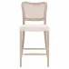 Cela Counter Stool Bisque, Natural Gray Oak, Natural Gray Cane