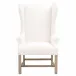 Chateau Arm Chair Performance Bisque French Linen, Natural Gray Ash