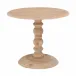 Chelsea 36" Round Dining Table Smoke Gray Pine