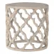 Clover Large End Table Smoke Gray Elm
