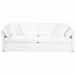 Lena 95" Slope Arm Slipcover Sofa LiveSmart Peyton-Pearl, Espresso