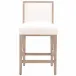 Martin Counter Stool, Set Of 2 Livesmart Peyton-Pearl, Natural Gray