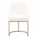 Parissa Dining Chair, Set Of 2 Livesmart Peyton-Pearl, Brushed Gold