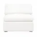 Sky Modular Armless Chair Livesmart Peyton-Pearl, Espresso
