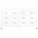Stella 6-Drawer Double Dresser Matte White