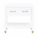 Stella 1-Drawer Nightstand Matte White