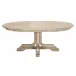 Torrey 60" Round Extension Dining Table Natural Gray Acacia