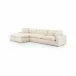 Plume 2Pc Sectional 106 Left Arm Forward Chaise Thames Cream