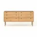 Carlisle 6-Drawer Dresser Natural Oak