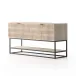 Kelby Small Media Console Light Wash