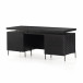 Rafael Desk Carved Black Wash