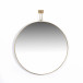 Vina Round Mirror Antique Brass