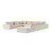 Bloor 8 Pc Sectional with Ottoman Clairmont Sand