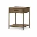 Mason Nightstand Dark Hazel