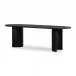 Paden Dining Table 94"  Black Acacia