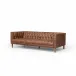 Williams Sofa 75" Natural Washed Chocolate