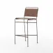 Wharton Distressed Brown Bar Stool