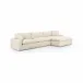 Plume 2Pc Sectional 136 Right Arm Forward Chaise Thames Cream