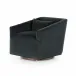 York Swivel Chair Modern Velvet Smoke