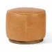 Sinclair Round Ottoman Palermo Butterscotch