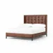 Newhall Bed 55" High Vintage Tobacco Queen