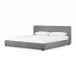 Aidan Bed Heavy Pebble Pewter King