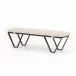 Darrow Bench Perin Oatmeal