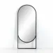 Dawson Rectangular Floor Mirror Matte Black