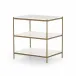 Felix Nightstand Antique Brass